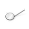 Waldent Mouth Mirror Tops Front Surface Rhodium Coated No.4 (Pack of 12) (K13/8)
