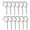 Waldent Mouth Mirror Tops Front Surface Rhodium Coated No.4 (Pack of 12) (K13/8)