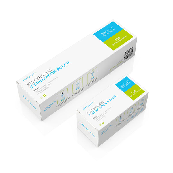 Waldent Self-Seal Sterilization Pouchs