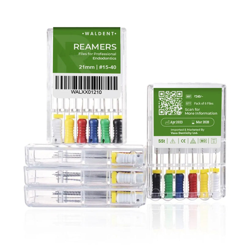 Waldent Reamers 21mm (Pack of 6)