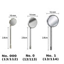 Waldent Rhodium Coated Mouth Mirror Tops (Pack of 1) - Image 3