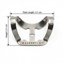 Waldent Brinker Rubber Dam Universal Clamp Adult | For Bicuspids & Incisors - B6 (16/151) - Image 4