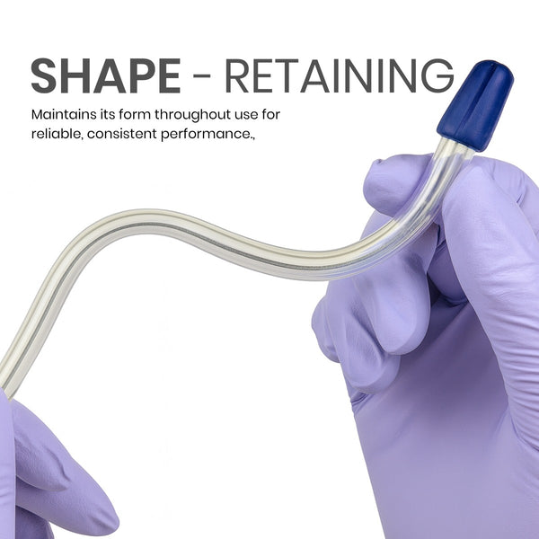 Waldent PearlSuction UltraSoft Saliva Ejectors - Blue Tip (Pack of 100)