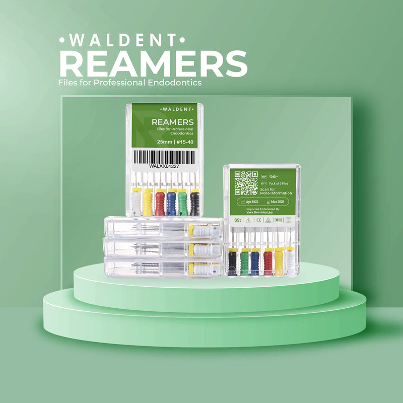 Waldent Reamers 25mm (Pack of 6)