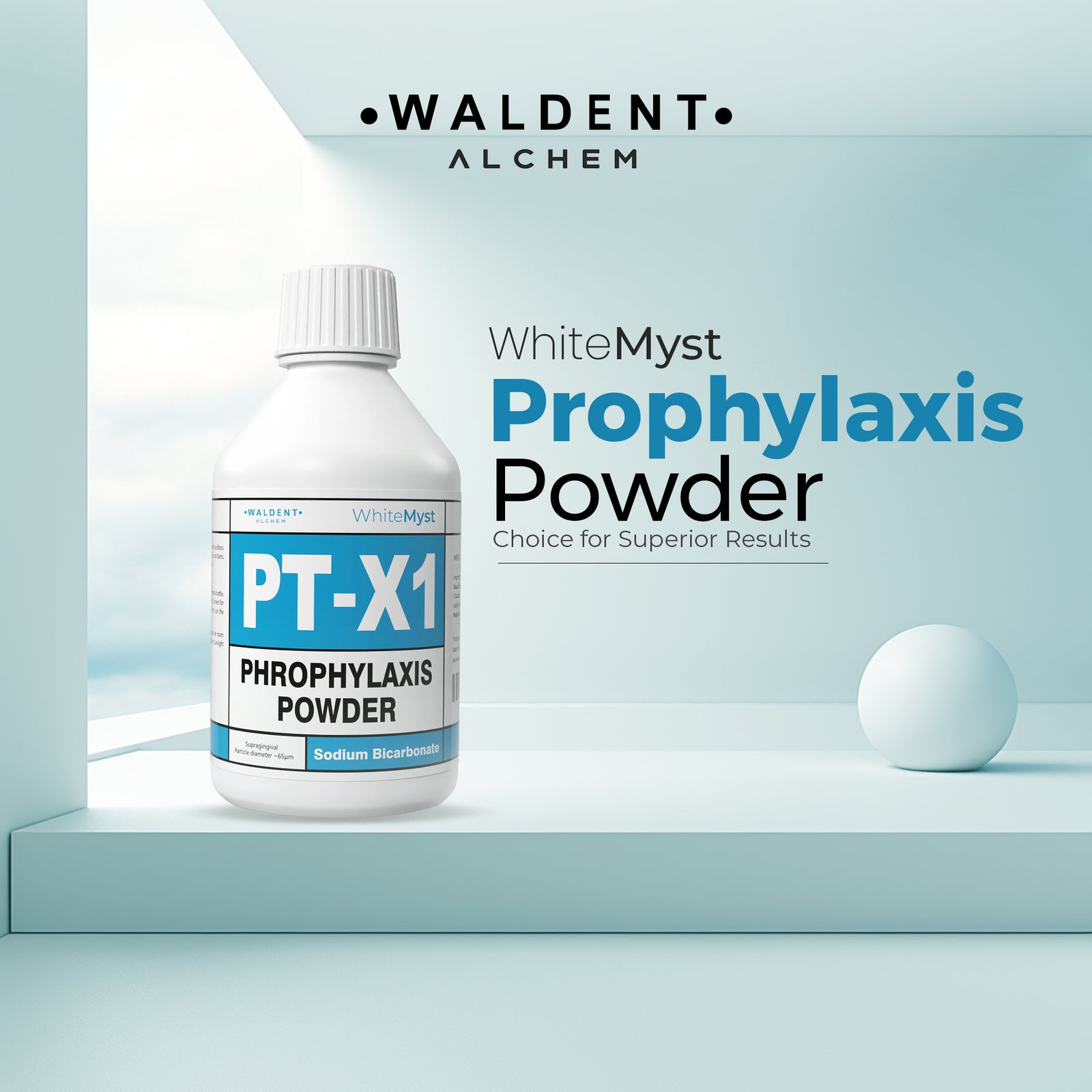 Waldent WhiteMyst Prophylaxis Powder 300g PTX1 – Waldent.com