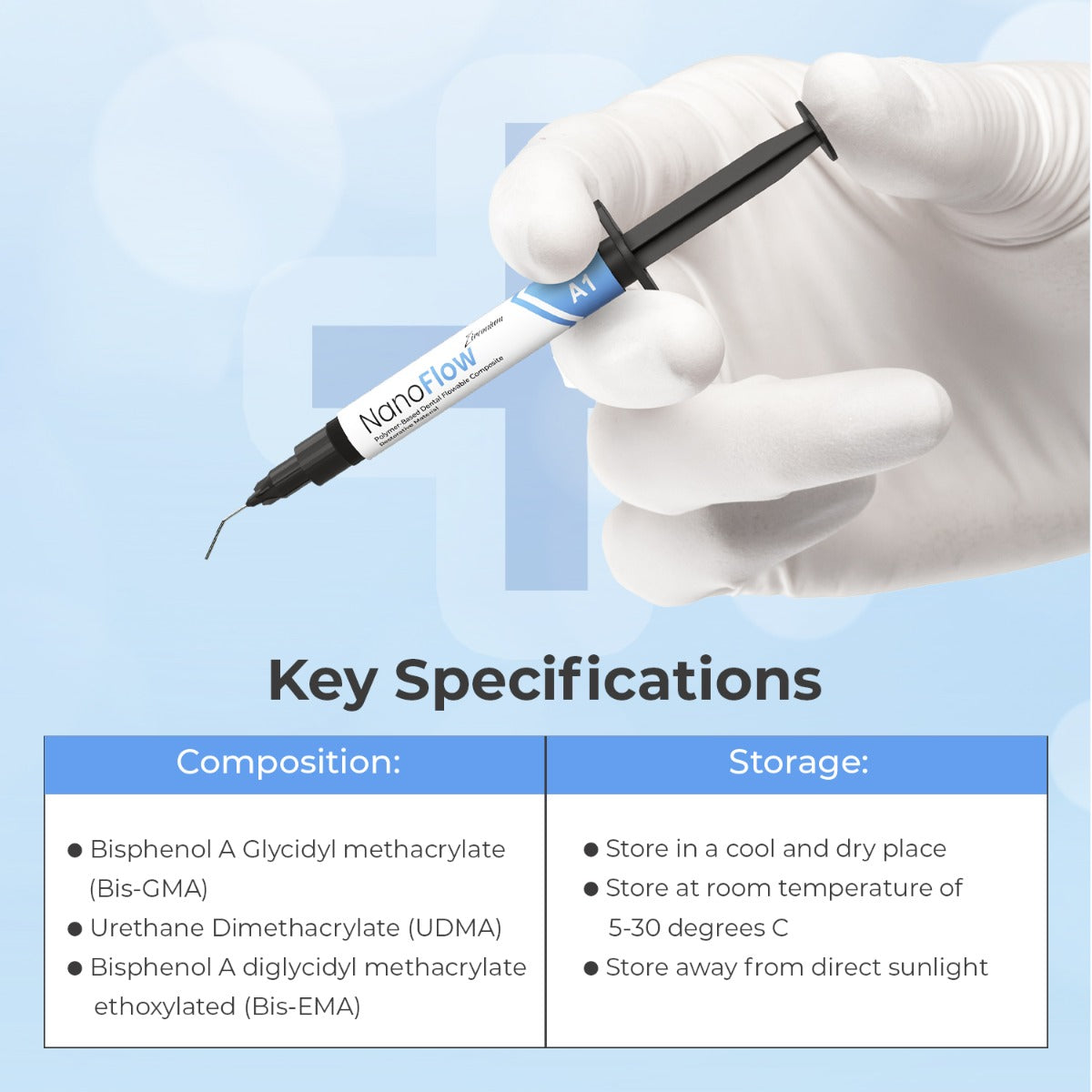 Waldent Alchem NanoFlow Zirconium Flowable Composite Kit (Pack of 4