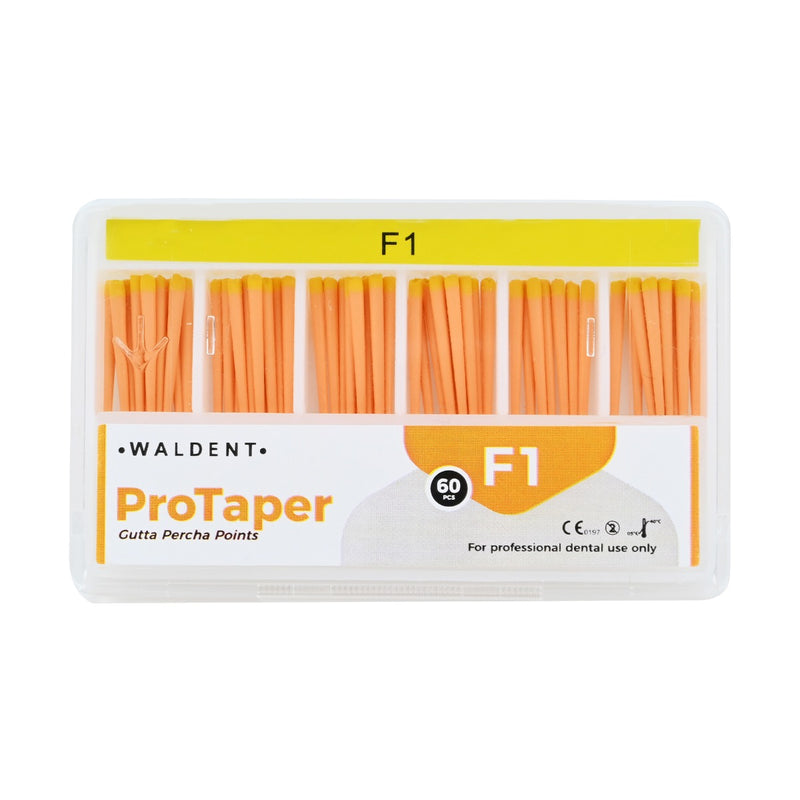 Gutta-Percha GOLD pro taper, DENTSPLY, F3 dydis, 1 vnt Gutta-Percha GOLD pro taper, DENTSPLY, F3 dydis, 1 vnt