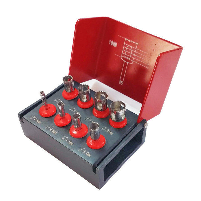 Waldent Dental Trephine Drills Kit (Pack of 8)