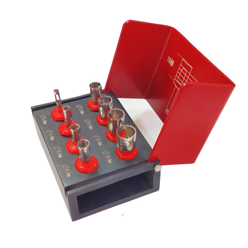 Waldent Dental Trephine Drills Kit (Pack of 8)