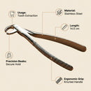 Waldent Tooth Extraction Cowhorn Forceps Lower Molars No.86 (1/113) - Image 3