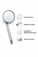 Waldent Rhodium Coated Mouth Mirror Tops (Pack of 1) - Image 26