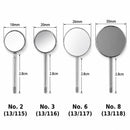 Waldent Rhodium Coated Mouth Mirror Tops (Pack of 1) - Image 5