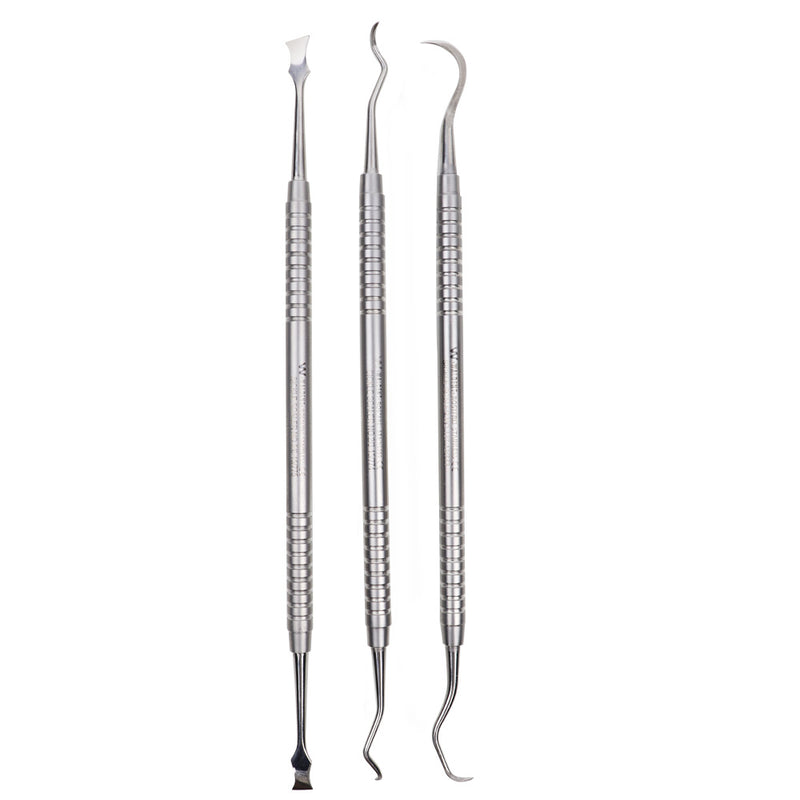 Waldent Manipal Hand Scalers Set of 3 15/2