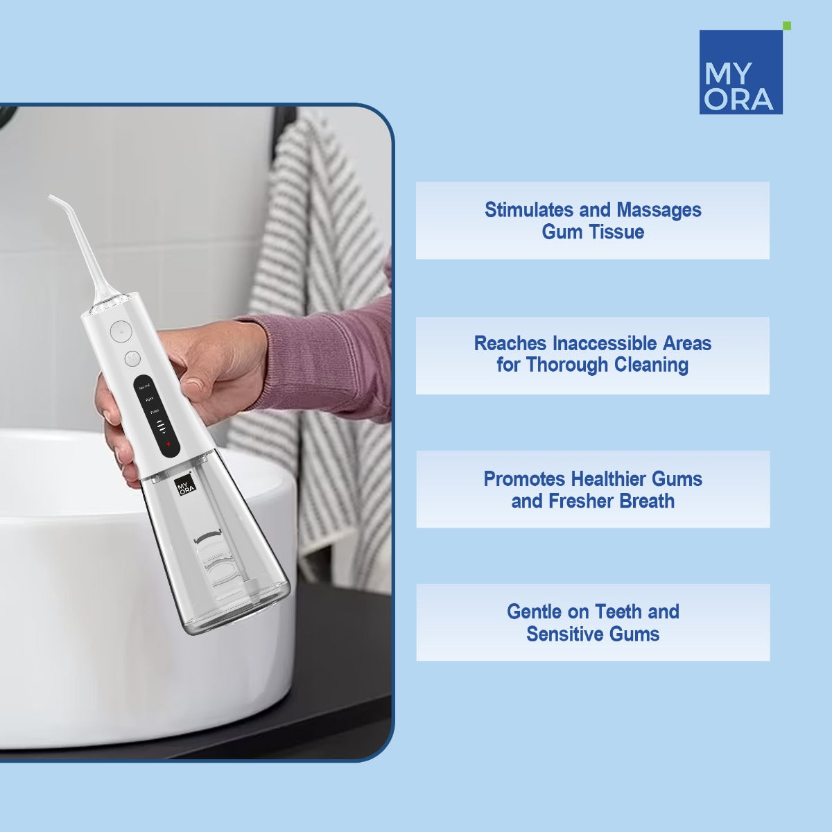 MyOra Cordless Water Flosser (MY01) – Waldent.com
