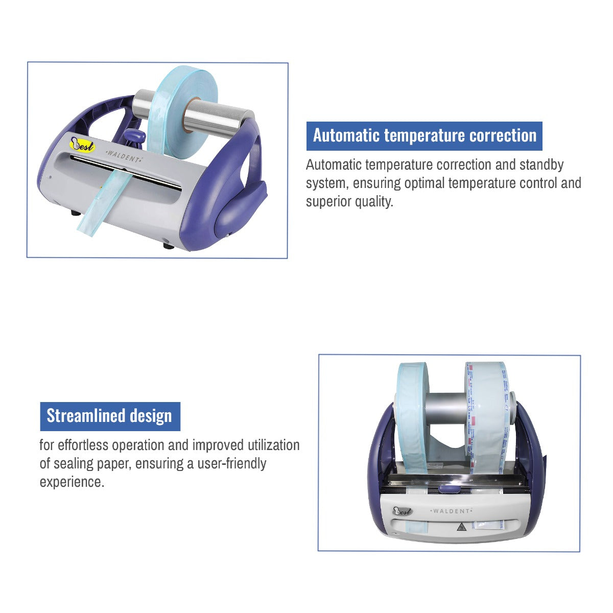 Waldent SteriSeal Pro Sealing Machine – Waldent.com
