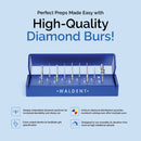 Waldent Crown & Bridge Tooth Preparation Diamond Bur Kit (Set of 14)