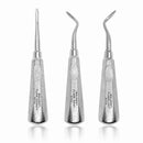 Waldent Flohr Root Elevators with Shot Blast Handle - Set View 4