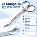 Waldent La Grange Double Curved Saw Edge Scissors 12cm (3/160) - Image 4