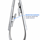 Waldent Micro Castroviejo Needle Holder TC - Straight 14cm (5/119) - Image 6