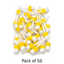 Waldent Mixing Tips For Light Body | 1:1 | Yellow (Pack of 50) - Image 3