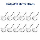 Waldent Mouth Mirror Essentials Combo – 12 Plain Tops (No.5) + 12 Handles (13/103) - Image 8