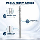 Waldent Mouth Mirror Essentials Combo – 12 Plain Tops (No.5) + 12 Handles (13/103) - Image 7