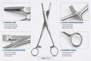 Waldent Olsen Hegar Needle Holder Scissor 17cm 5/115