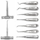 Waldent Root Elevator Instruments Kit - Set of 9 (K2/5) - Image 1