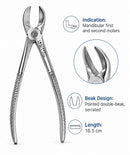 Waldent Tooth Extraction Forceps Lower Molars No. 56 (1/119) - Image 3