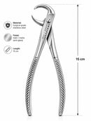 Waldent Tooth Extraction Forceps Lower Molars No. 86B (1/166) - Image 4