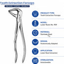 Waldent Tooth Extraction Forceps Lower Roots No.959 1/169