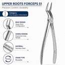 Waldent Tooth Extraction Forceps Upper Roots No.897 1/168