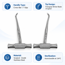 Waldent Winter Cross-Bar Elevators 14L/14R - Set of 2 (K2/7) - Image 2