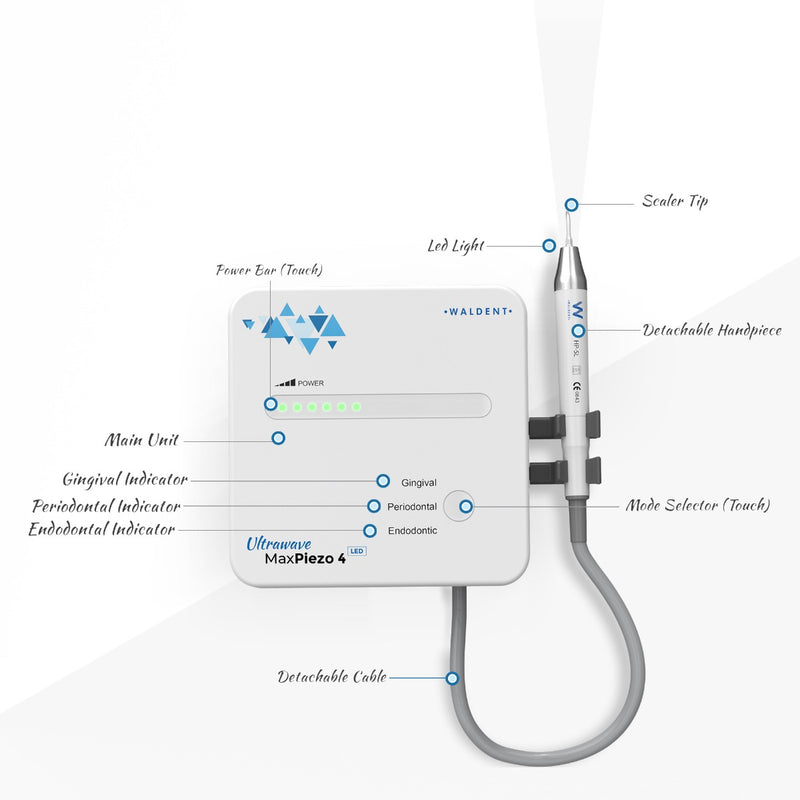 Waldent Ultrawave MaxPiezo 4 LED Ultrasonic Scaler