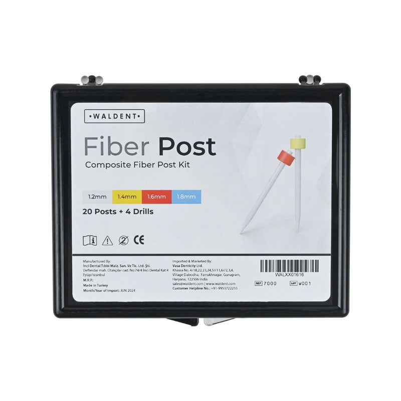 Waldent Radiopaque Composite Fiber Post Kit