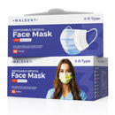 Waldent 3 Ply Mask - Multicolor (Pack of 50)