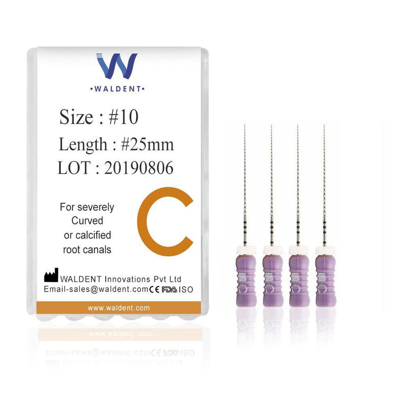 Waldent C Files 25mm ( Pack of 4 )