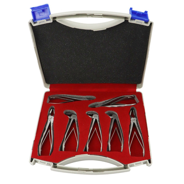 Waldent Pedodontic Extraction Forceps Kit - Premium (set of 7) K1/9