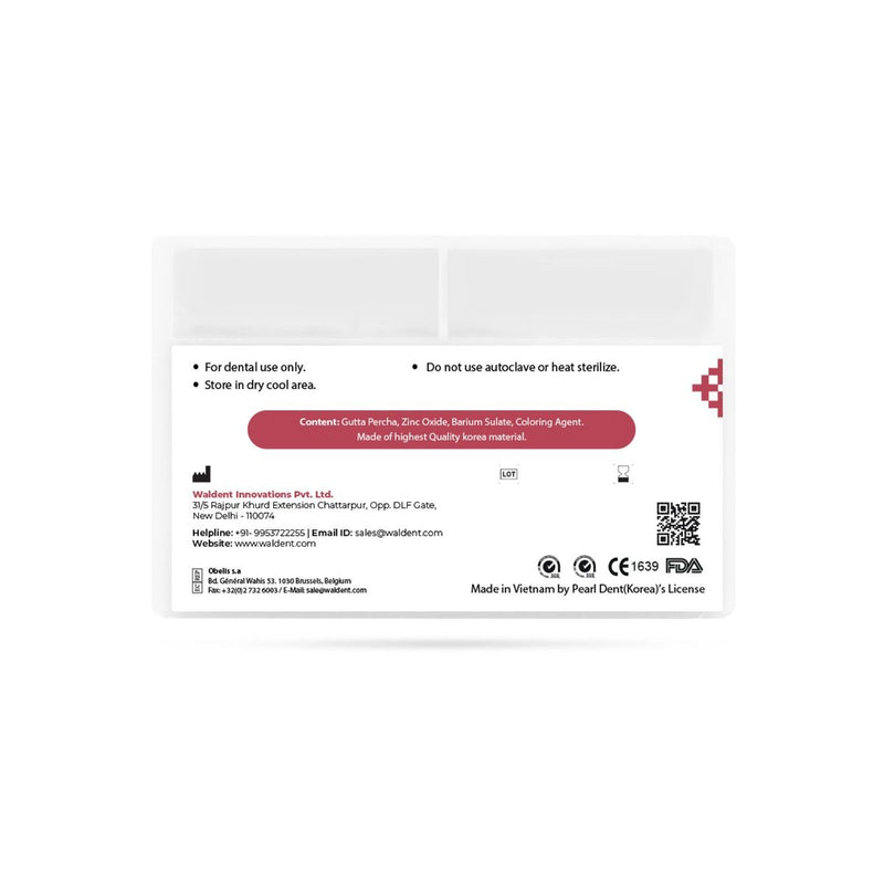Waldent Gutta Percha Points 2% (Length Marked)