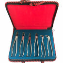 Waldent Atraumatic Extraction Instruments Forceps Kit Set of 6 - Anatomic Handle K1/6