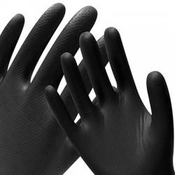 Waldent Nitrile Examination Gloves- Black