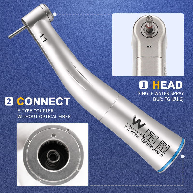 Waldent 1:1 Contra Angle Handpiece (W-150)