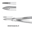 Waldent Tooth Extraction Forceps Upper Roots No.41 (1/157)