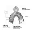 Waldent Dentulous Perforated Rim Lock Impression Trays K18/3