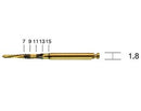 Waldent Lindemann Drill Bit 1.8mm Titanium Coated 19/108