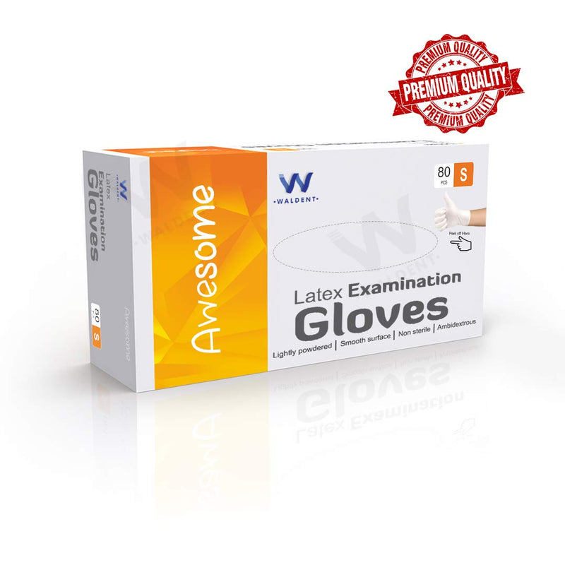 Waldent Latex Premium Examination Gloves – - Main Image