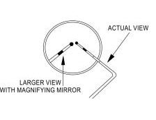 Waldent Mouth Mirror Tops Magnifying No.5 Pk/12 (K13/5)