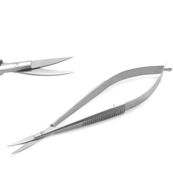 AA Pro Noyes Spring Action Straight Scissors - Ophthalmic Microsurgical