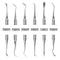 Waldent Periodontal Kit Set of 15 (K15/6)