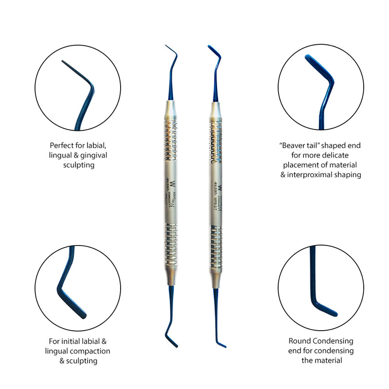 Waldent Plasma+ Composite Instrument Kit of 2 (K14/1)